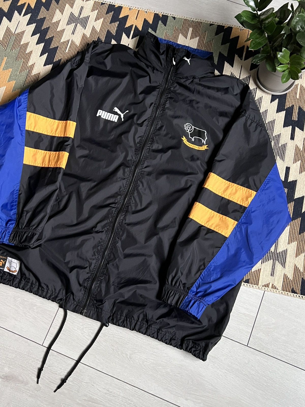 Puma RARE❗️Vintage Puma Derby County 1995-97 Training Jacket Size US XL / EU 56 / 4 - 3 Thumbnail