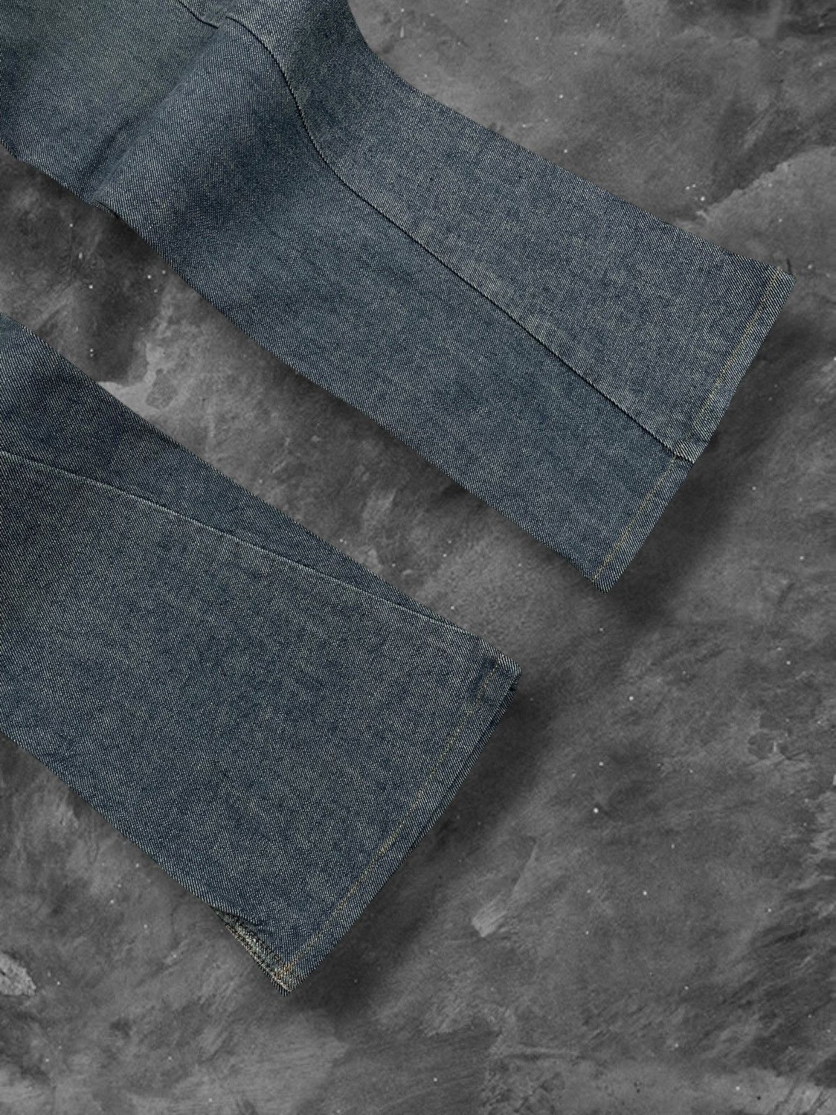 Japanese Brand Vintage Designer Mk Klein Flared Distressed Denim Size US 30 / EU 46 - 9 Thumbnail