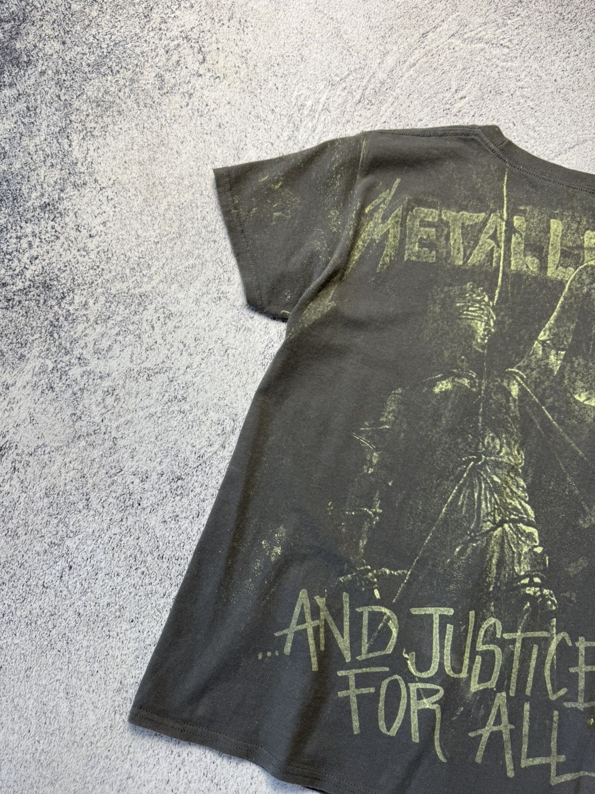 Metallica Metallica And Justice For All Vintage Rock Band Overprinted Size US S / EU 44-46 / 1 - 20 Thumbnail