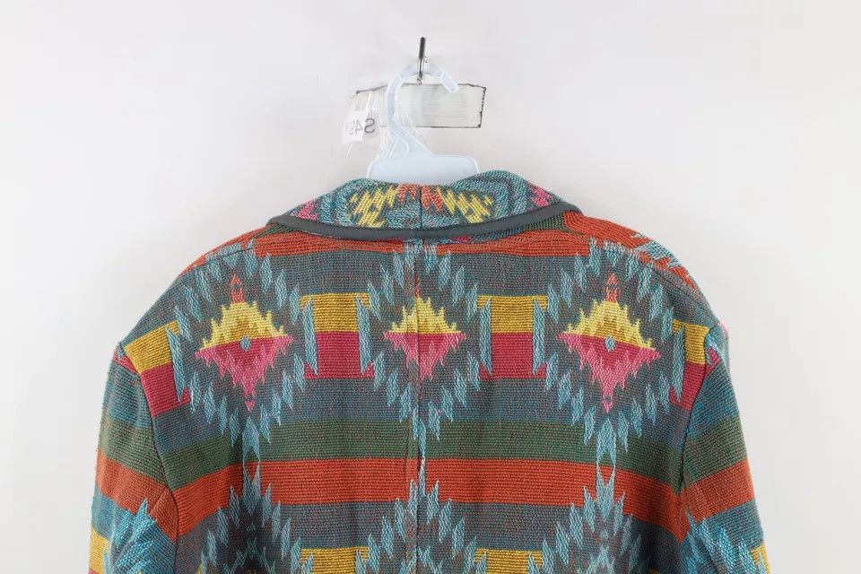 Vintage Vintage 90s Streetwear Tapestry Rainbow Blazer Jacket Size M / US 6-8 / IT 42-44 - 12 Thumbnail