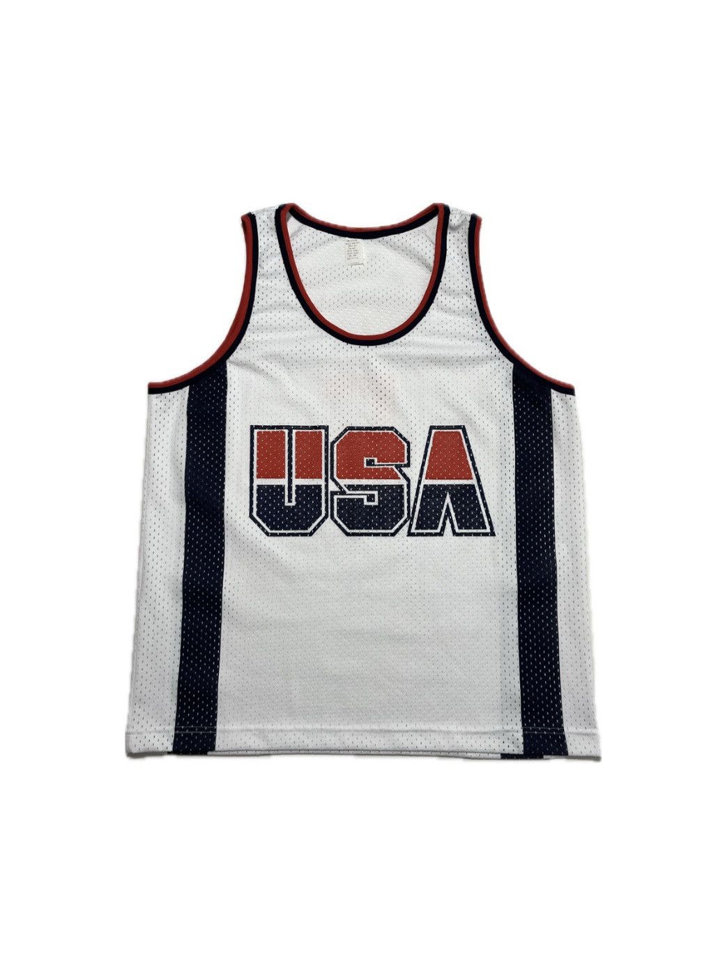 USA Olympics Vintage 90’s USA 5 Basketball Jersey Dream Team Size US XL / EU 56 / 4 - 1 Thumbnail