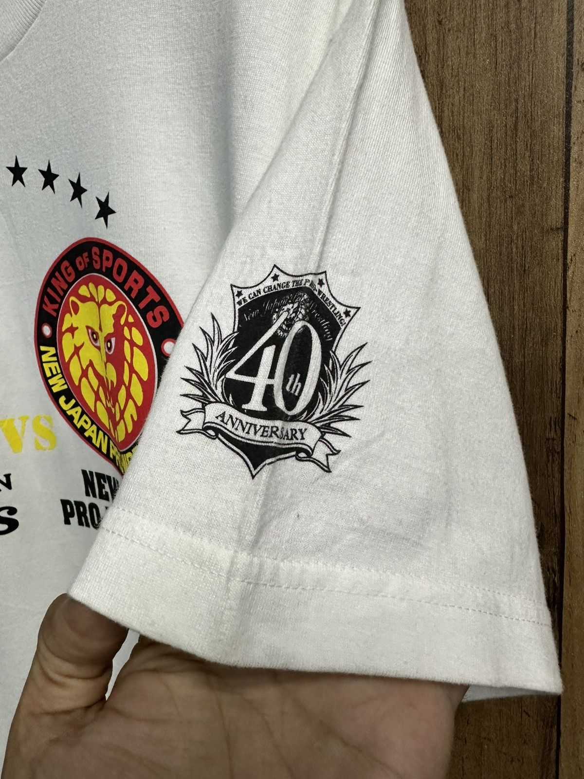 MLB NJPW vs Hanshin Tigers 40th Anniversary Match Tshirt A248 Size US S / EU 44-46 / 1 - 4 Thumbnail