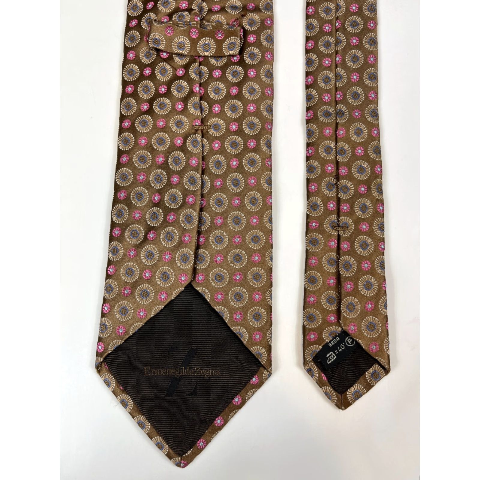 Ermenegildo Zegna Ermenegildo Zegna Silk Tie Men’s Floral Foulard Made in Italy Copper 3.75" Wide Long 61.75" Silk Tie Pre-owned in great condition Mens Size ONE SIZE - 7 Thumbnail