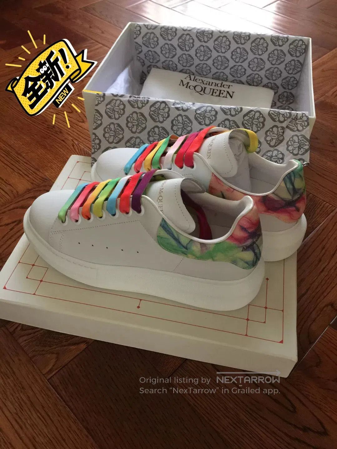 Alexander McQueen Alexander McQueen MCQ Classic Platform Sneakers. Size US 7 / IT 37 - 3 Thumbnail