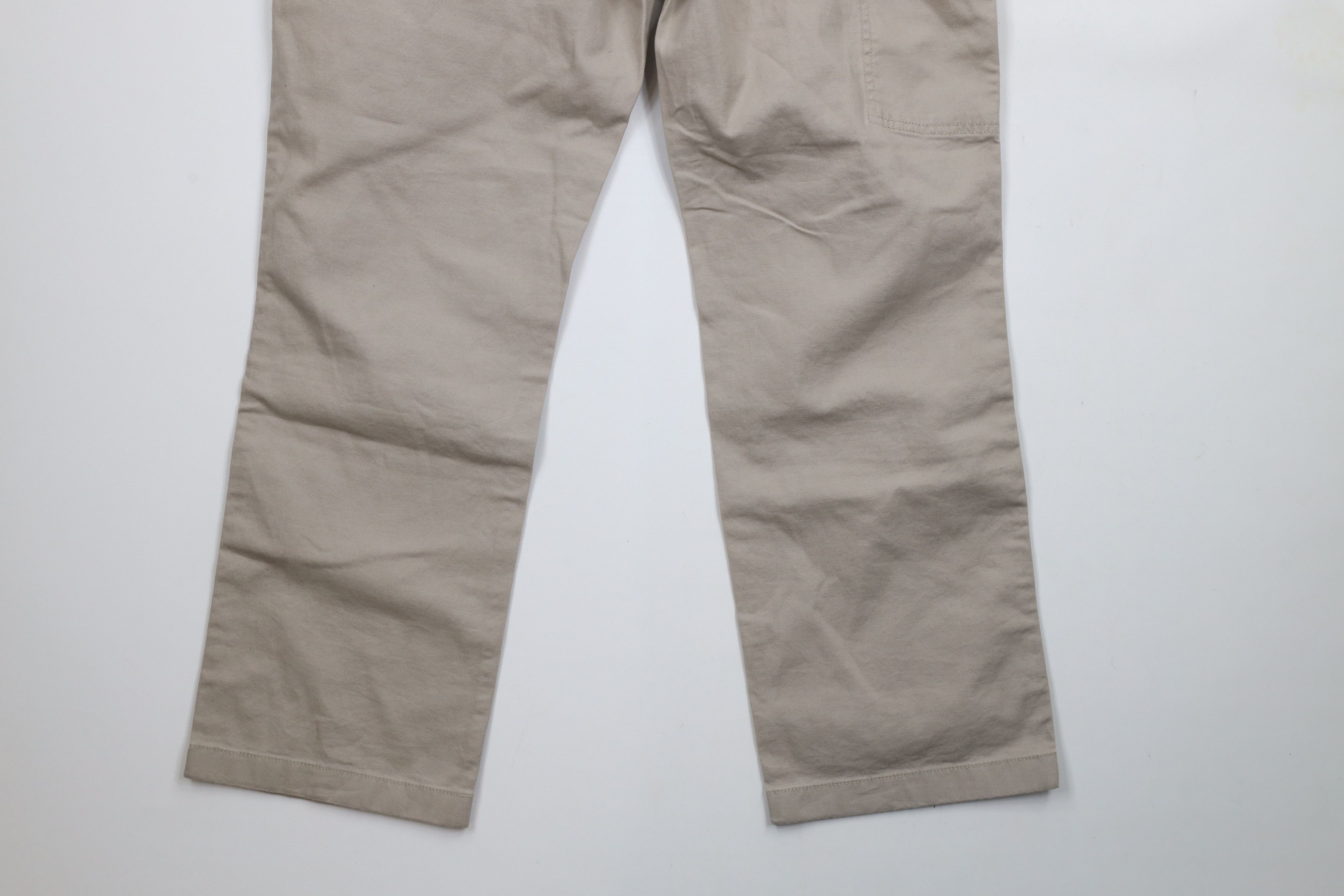 Carhartt × Vintage Vintage Carhartt Relaxed Wide Leg Dungaree Work Pants Beige Size US 34 / EU 50 - 11 Thumbnail
