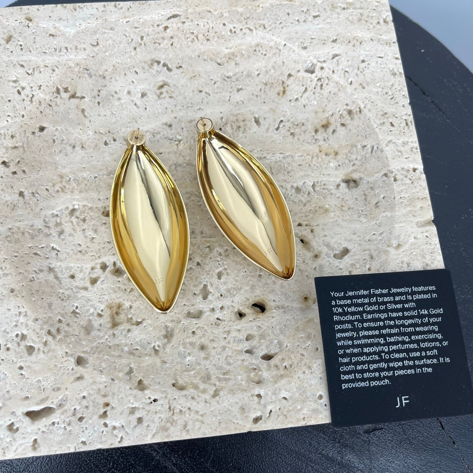 Other Jennifer Fisher | Puffy Dagger Earrings in Yellow Gold Size ONE SIZE - 4 Thumbnail