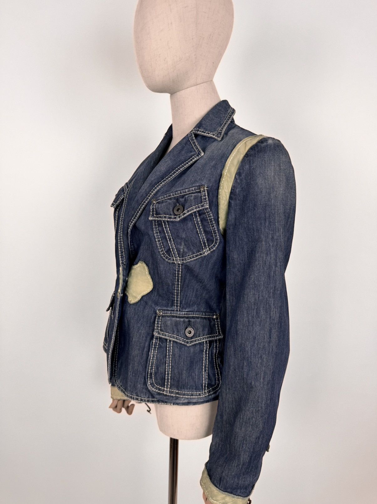 Marlboro Classics Vintage Marlboro Classics Western denim Blazer Jacket Size M / US 6-8 / IT 42-44 - 3 Thumbnail