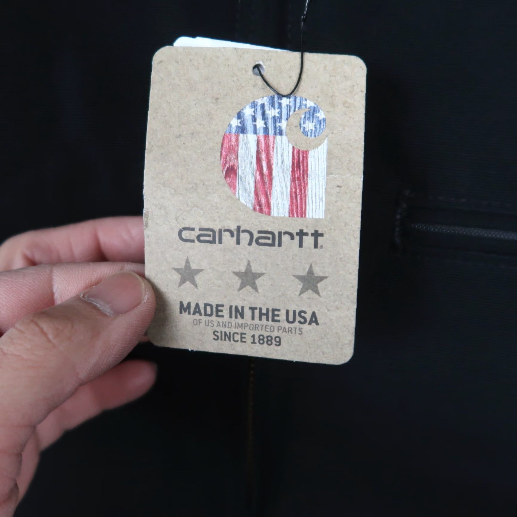 Carhartt Carhartt Detroit Jacket Mens XL Black Bomber Coat Zip Full Zip Lined Workwear USA Size US XL / EU 56 / 4 - 6 Thumbnail