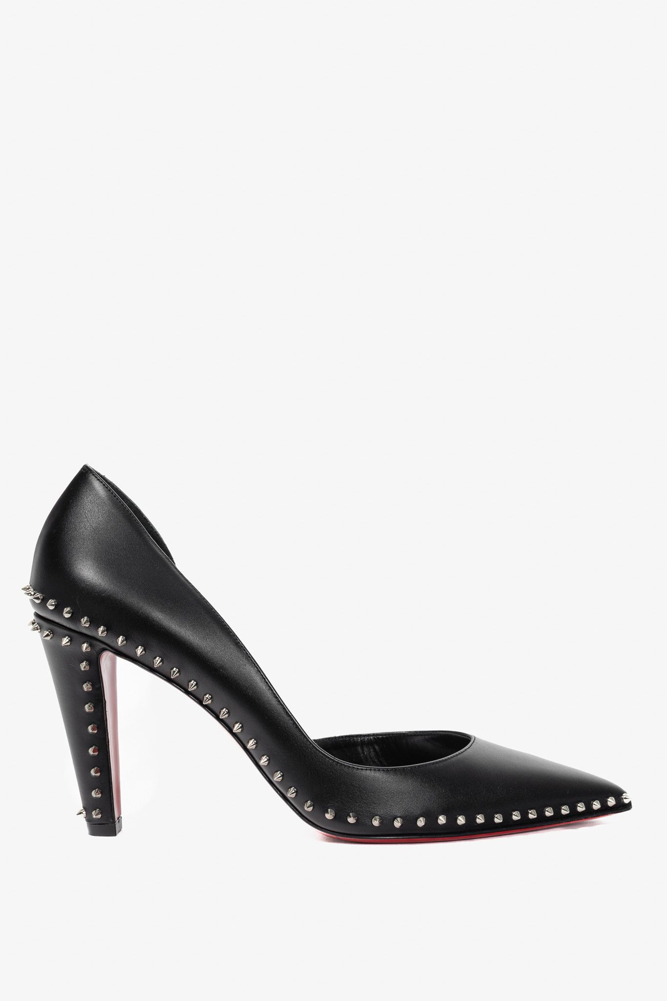 Christian Louboutin Christian Louboutin Vidura Calfskin Spike D'Orsay Heels Size US 10.5 / IT 40.5 - 1 Thumbnail