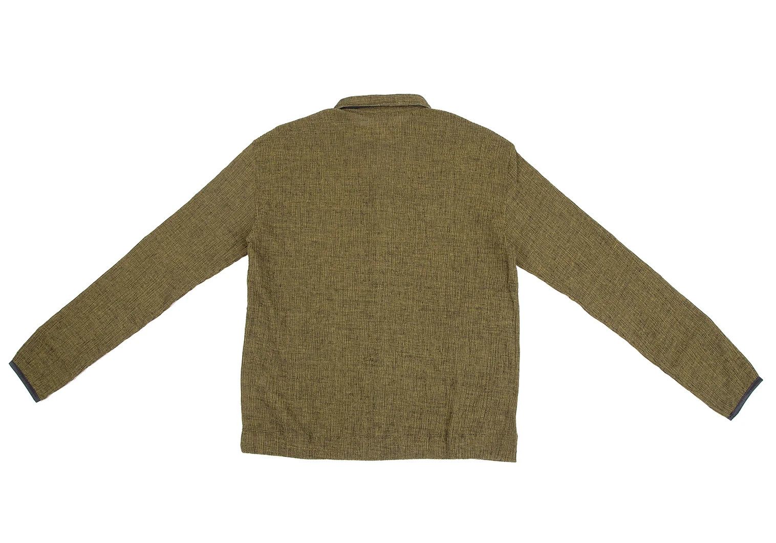 Issey Miyake Polycotton Strongly Twisted Crepe Shirt in Yellow Size US S / EU 44-46 / 1 - 10 Thumbnail