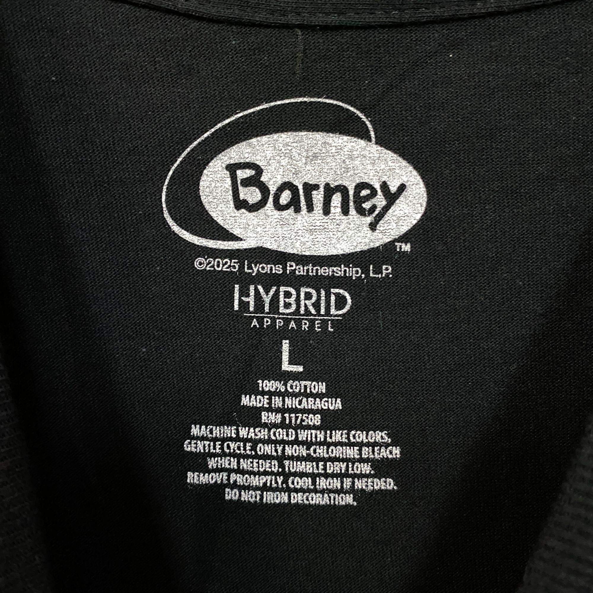 Other Barney the Dinosaur "Hug Life" Metal Graphic T-Shirt Large Size US L / EU 52-54 / 3 - 4 Thumbnail