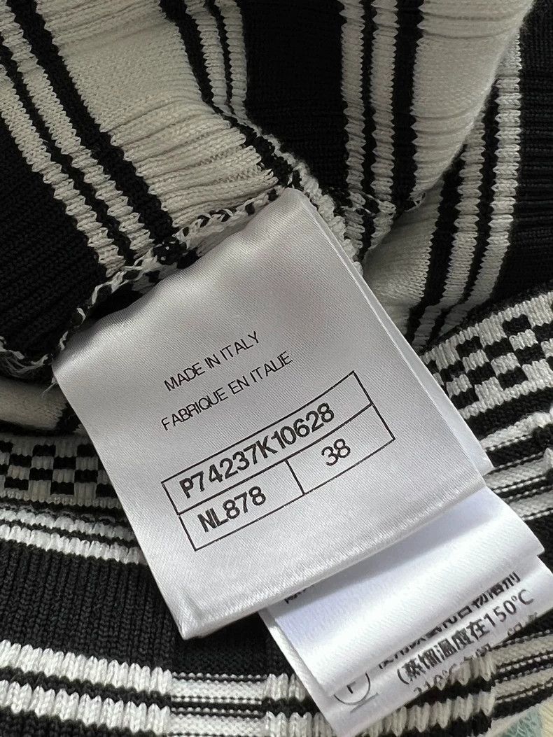 Chanel Chanel Color-blocked striped cotton round-neck short-sleev Size XS / US 0-2 / IT 36-38 - 5 Thumbnail