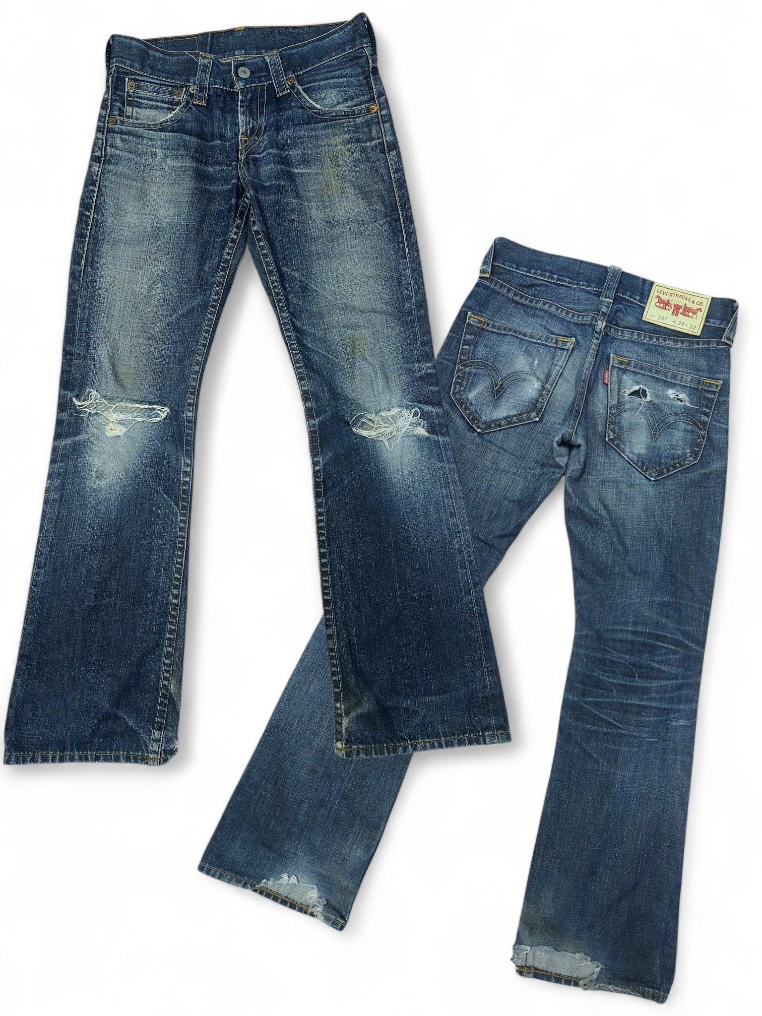 Levi's Levi's Super Flare Vintage Classic Denim Size US 29 - 1 Thumbnail