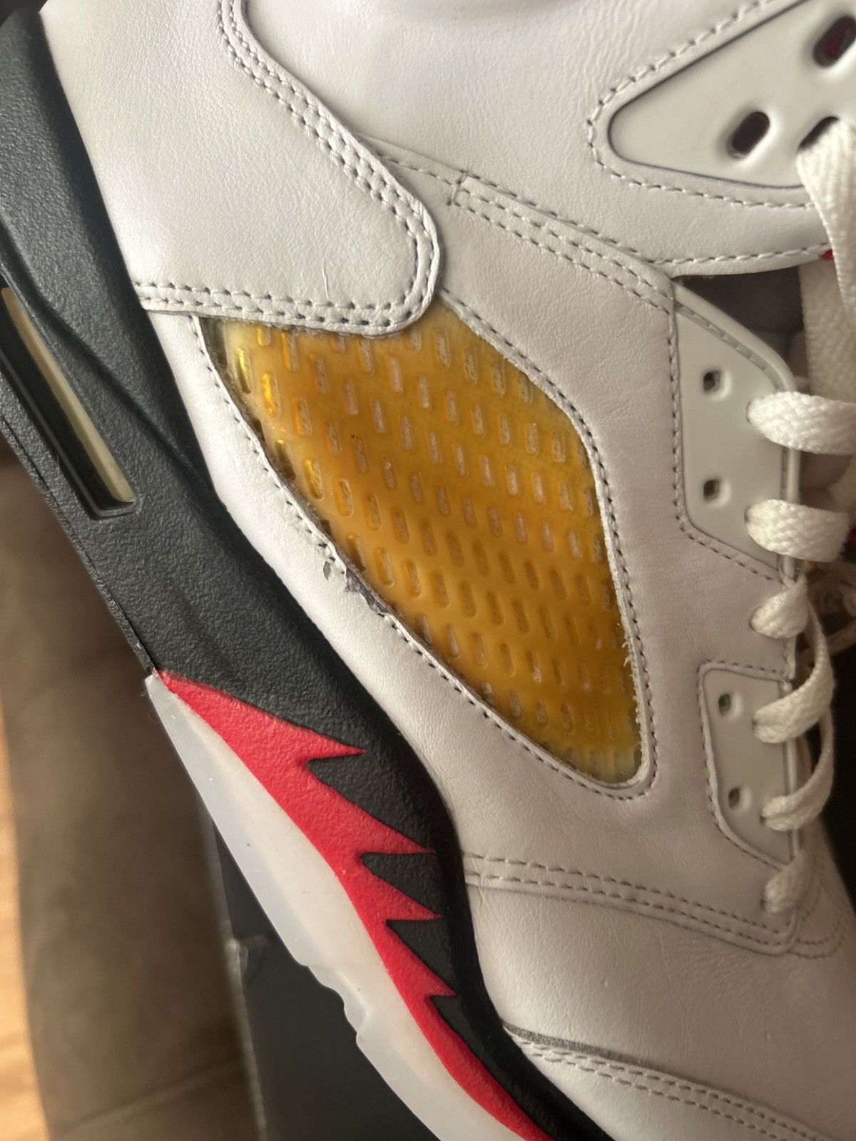 Jordan Brand Jordan 5 Fire Red Size US 12 / EU 45 - 3 Thumbnail