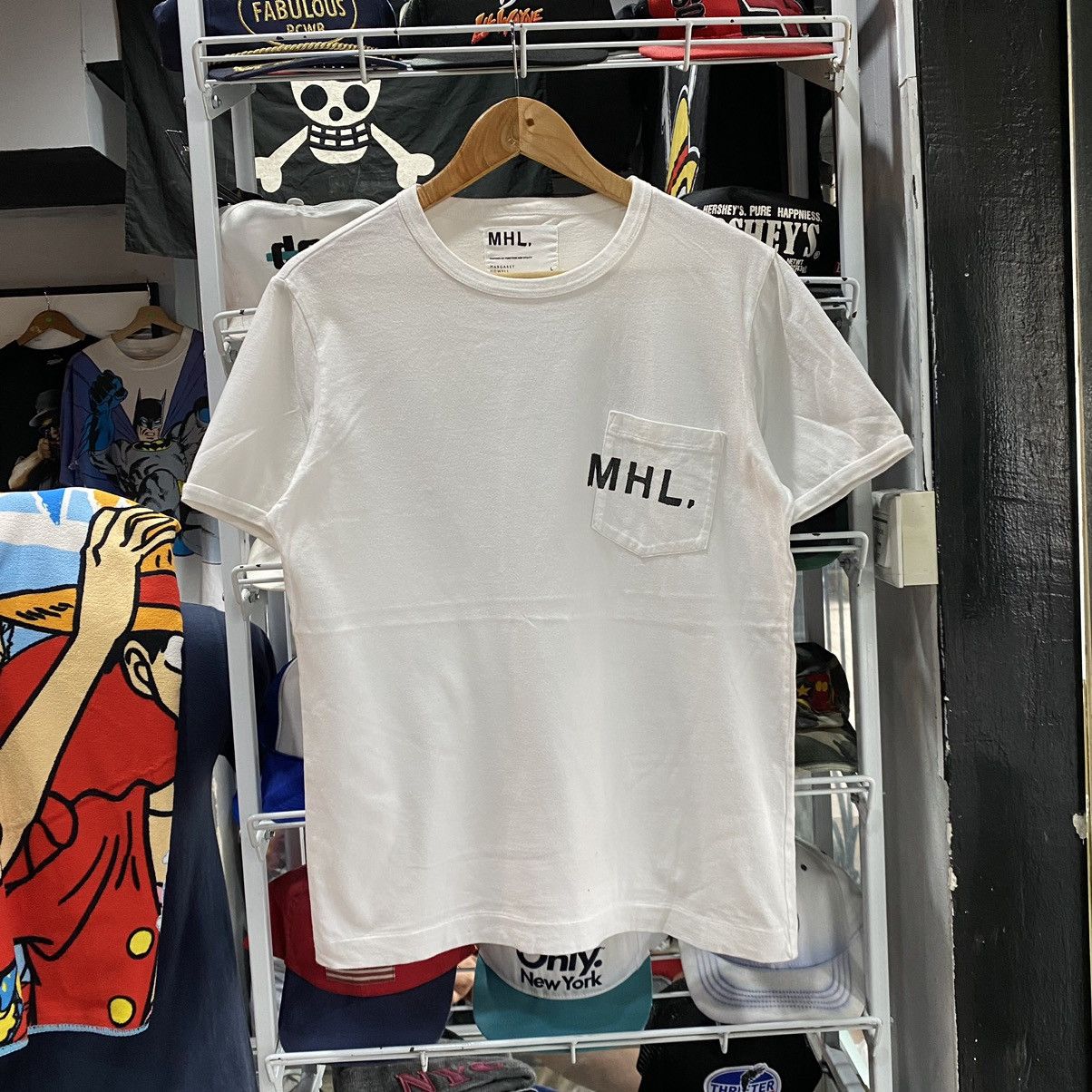 Rare!! Margaret Howell MHL Spellout pocket tee