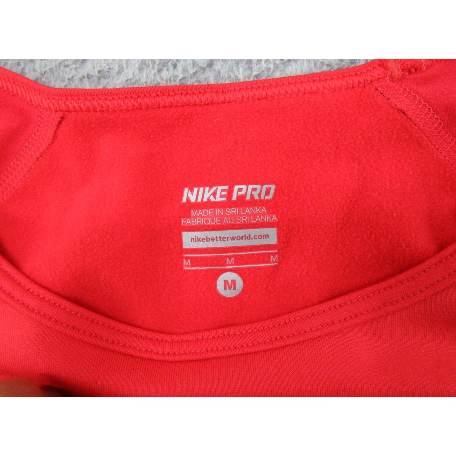 Nike Nike Pro Hyperwarm Livestrong Top Long Sleeve Pullover Shirt M Active Womens Nike Pro 514779 Multicolor 88% Polyester 12% Spandex Size M / US 6-8 / IT 42-44 - 2 Thumbnail