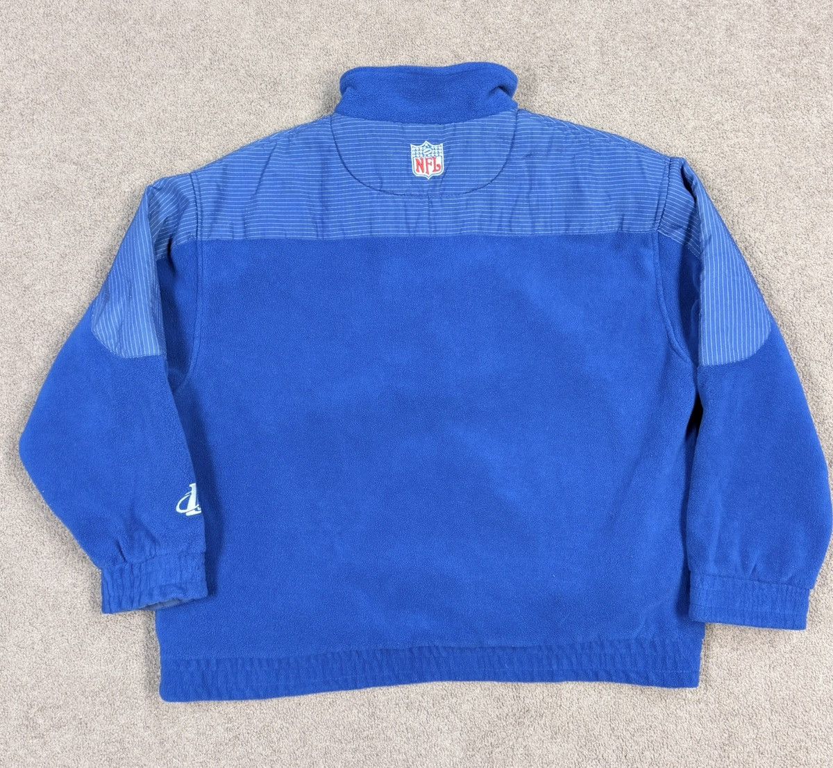 Logo Athletic 90’s New England Patriots quarter-zip fleece sweatshirt Size US XL / EU 56 / 4 - 4 Thumbnail