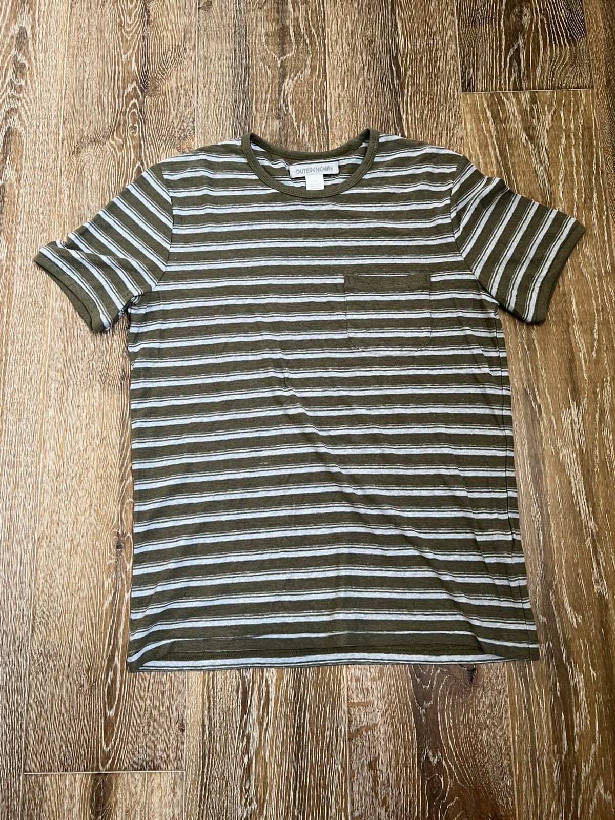 Outerknown Outerknown striped pocket tee Size US M / EU 48-50 / 2 - 1 Thumbnail