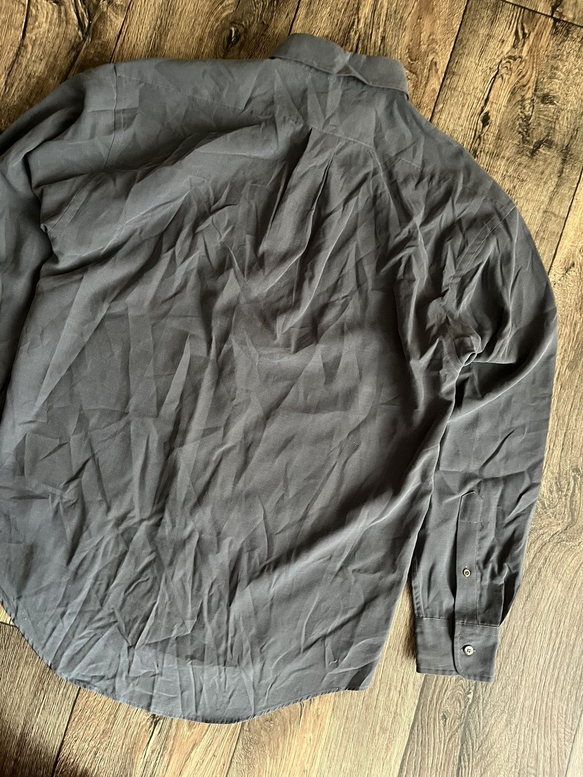 Designer × Yves Saint Laurent YVES SAINT LAURENT Vintage YSL Logo Shirt Button Ups Size US M / EU 48-50 / 2 - 11 Thumbnail