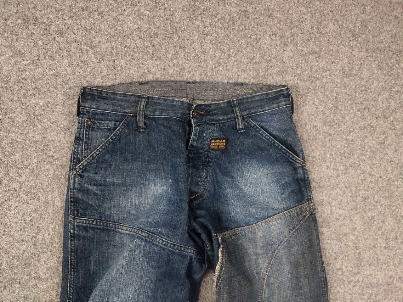 G-Star Rare Vintage G Star Raw Concept elwood Y2K Baggy Zip Jeans Size US 32 / EU 48 - 7 Thumbnail