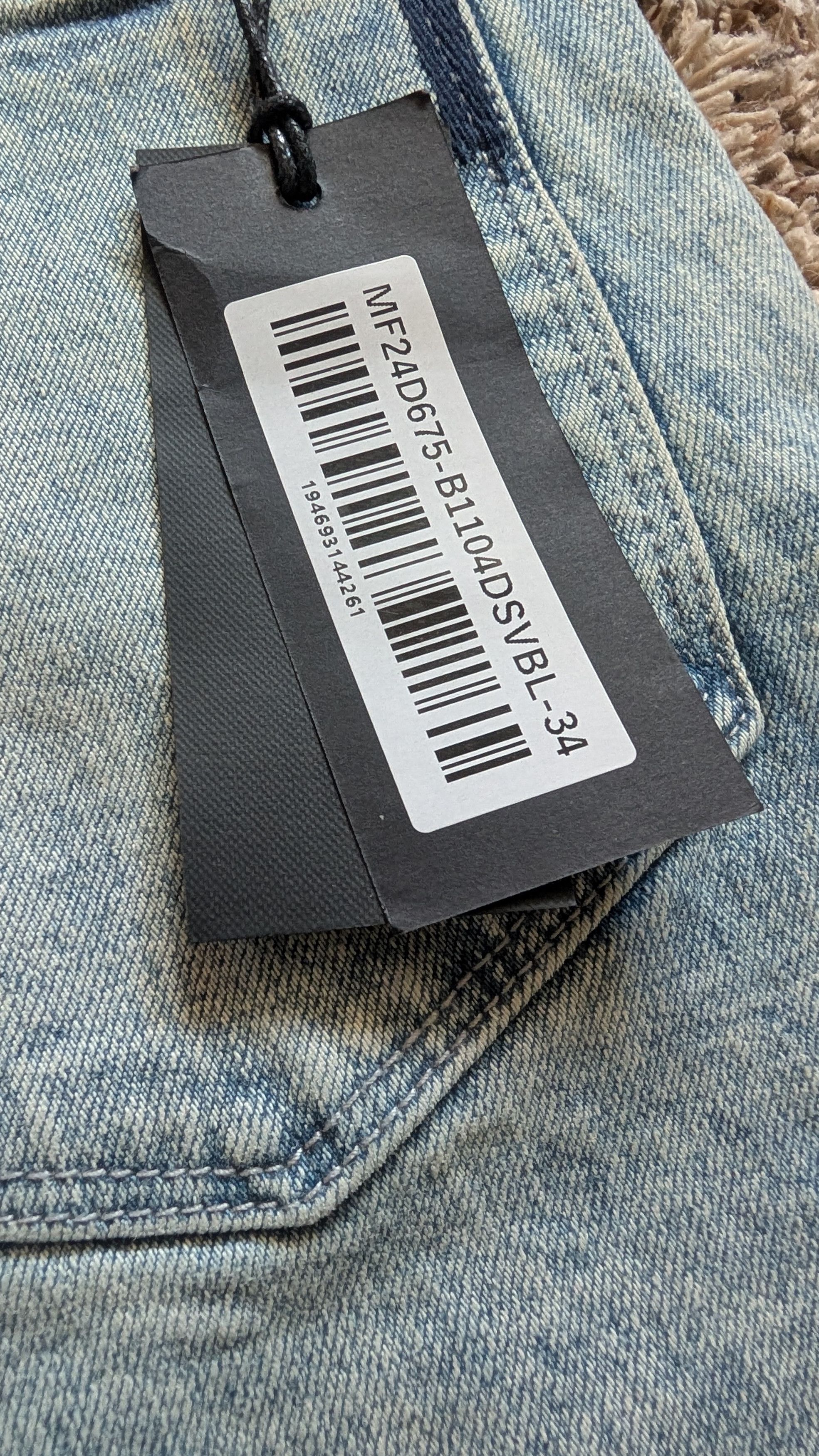 Rta RtA Mens Denis Faded Wash Flared Jeans Blue $245 Size 34🔥🔥 Size US 34 / EU 50 - 7 Thumbnail