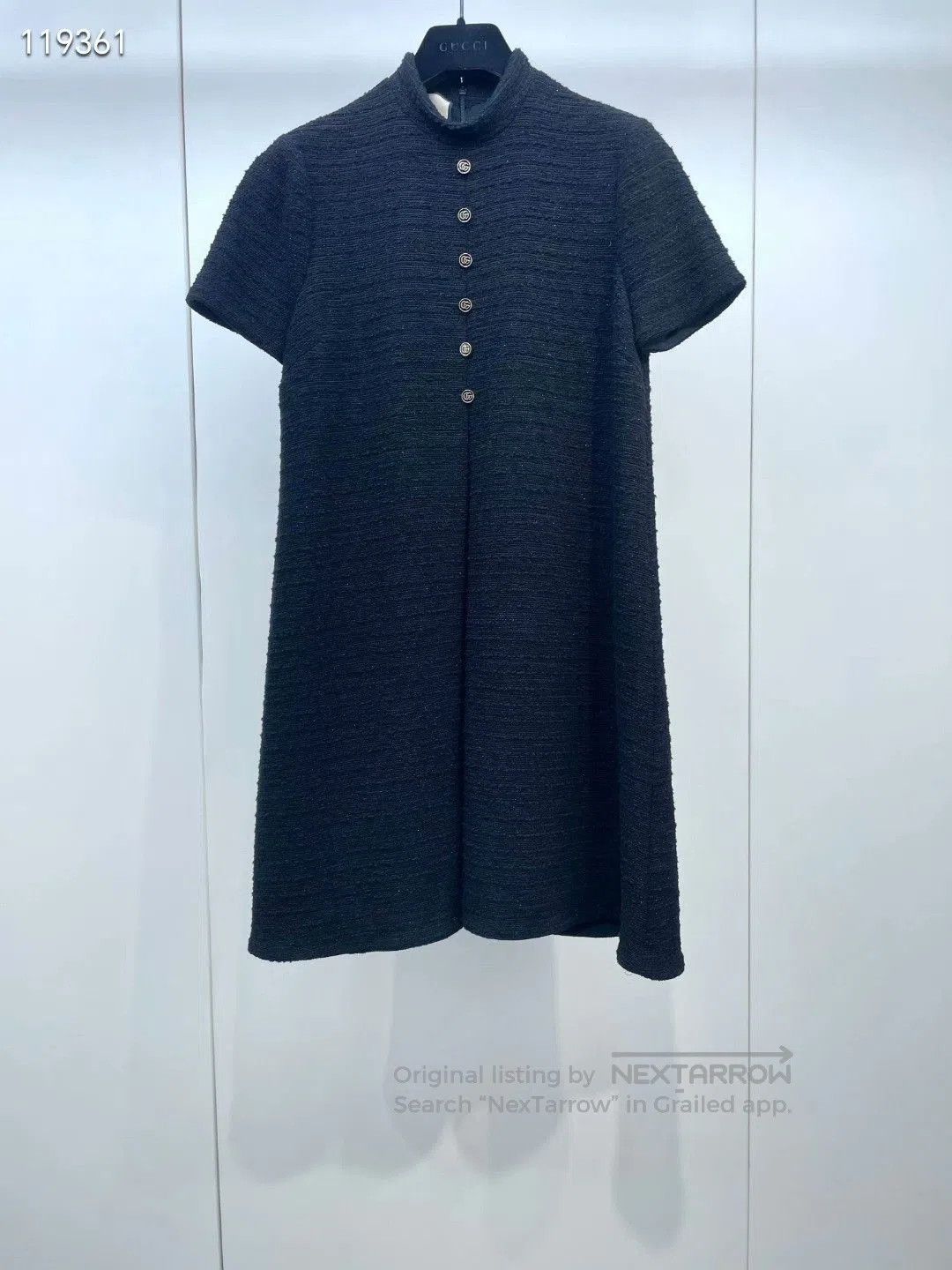 Gucci Gucci Black Logo Buckle Dress. Size S / US 4 / IT 40 - 1 Thumbnail