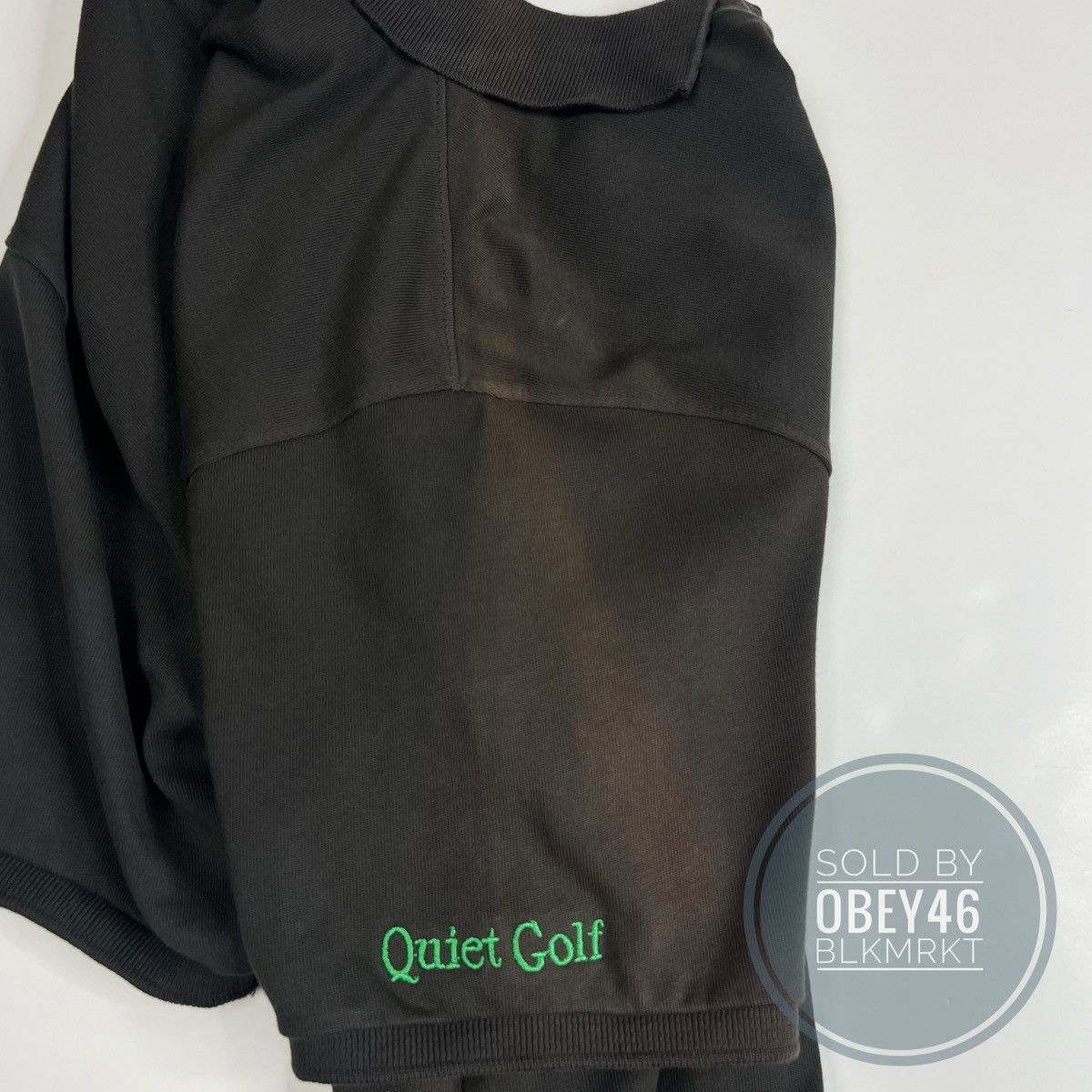 Other QUIET GOLF CHARCOAL POLO SHIRT Size US M / EU 48-50 / 2 - 4 Thumbnail