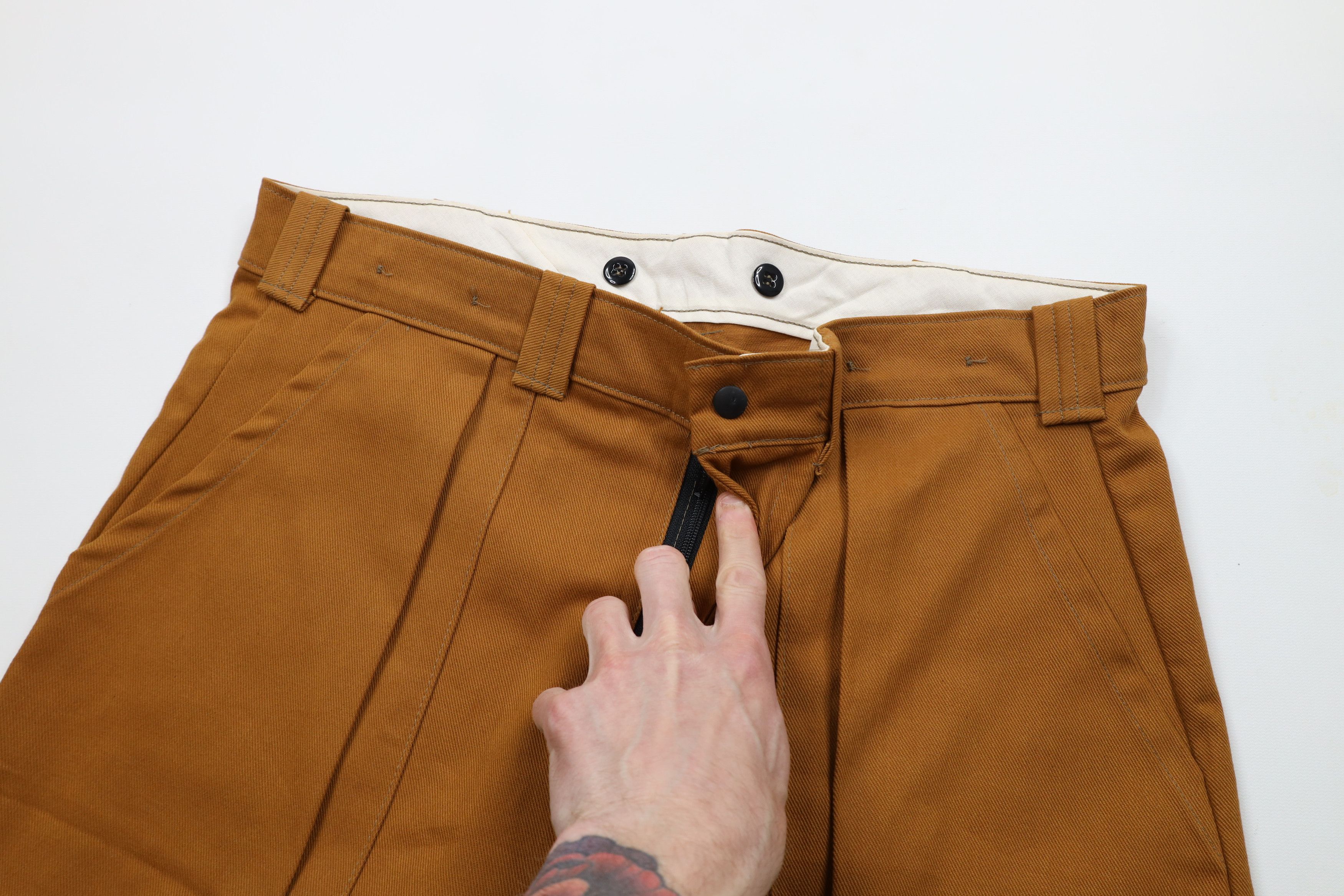 Vintage Vintage 90s Streetwear Pocket Wide Leg Field Brush Pants USA Size US 38 / EU 54 - 7 Thumbnail