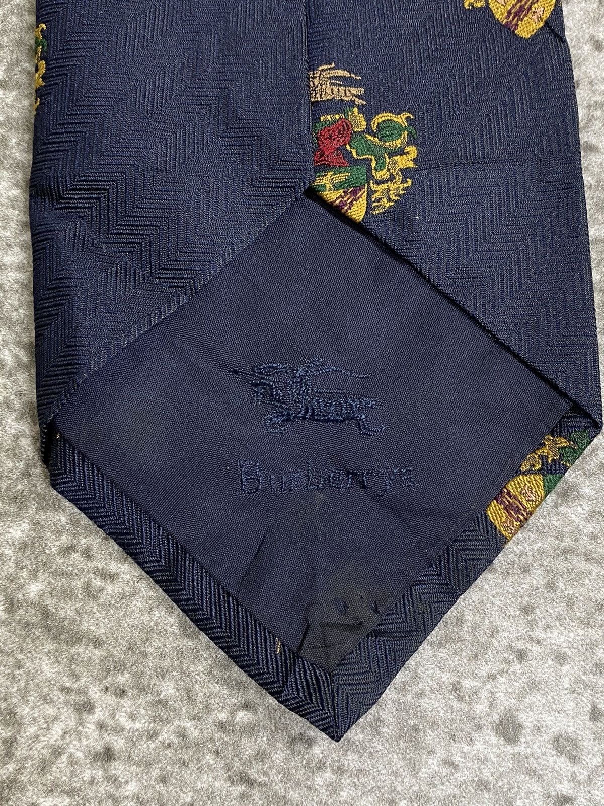 Burberry 90s Burberrys Logo Silk Tie Size ONE SIZE - 6 Thumbnail