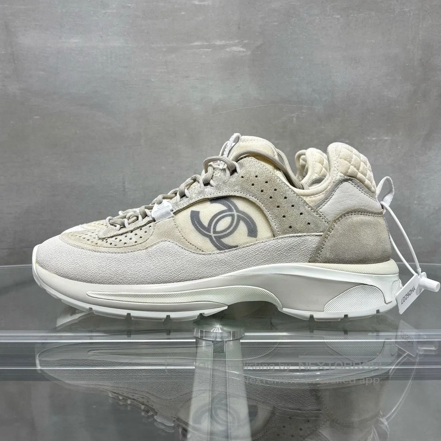Chanel Chanel Double C Beige Sports Casual Shoes. Size US 8 / EU 41 - 3 Thumbnail