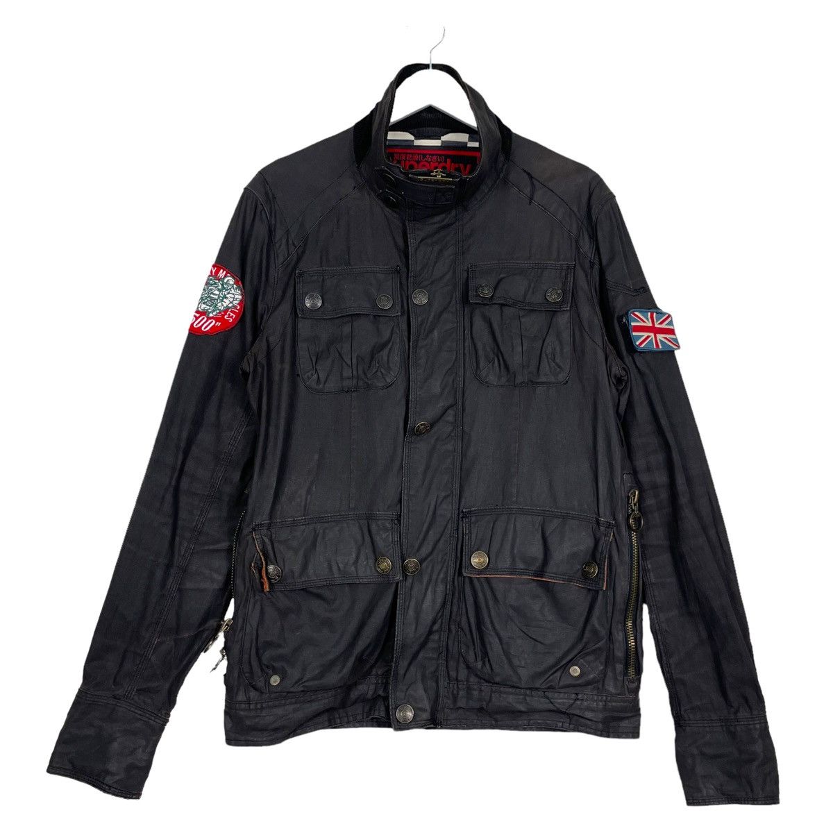 Superdry STEAL 💥SUPERDRY ROOKIE BIKER ZIPPER JACKET Size US L / EU 52-54 / 3 - 1 Thumbnail