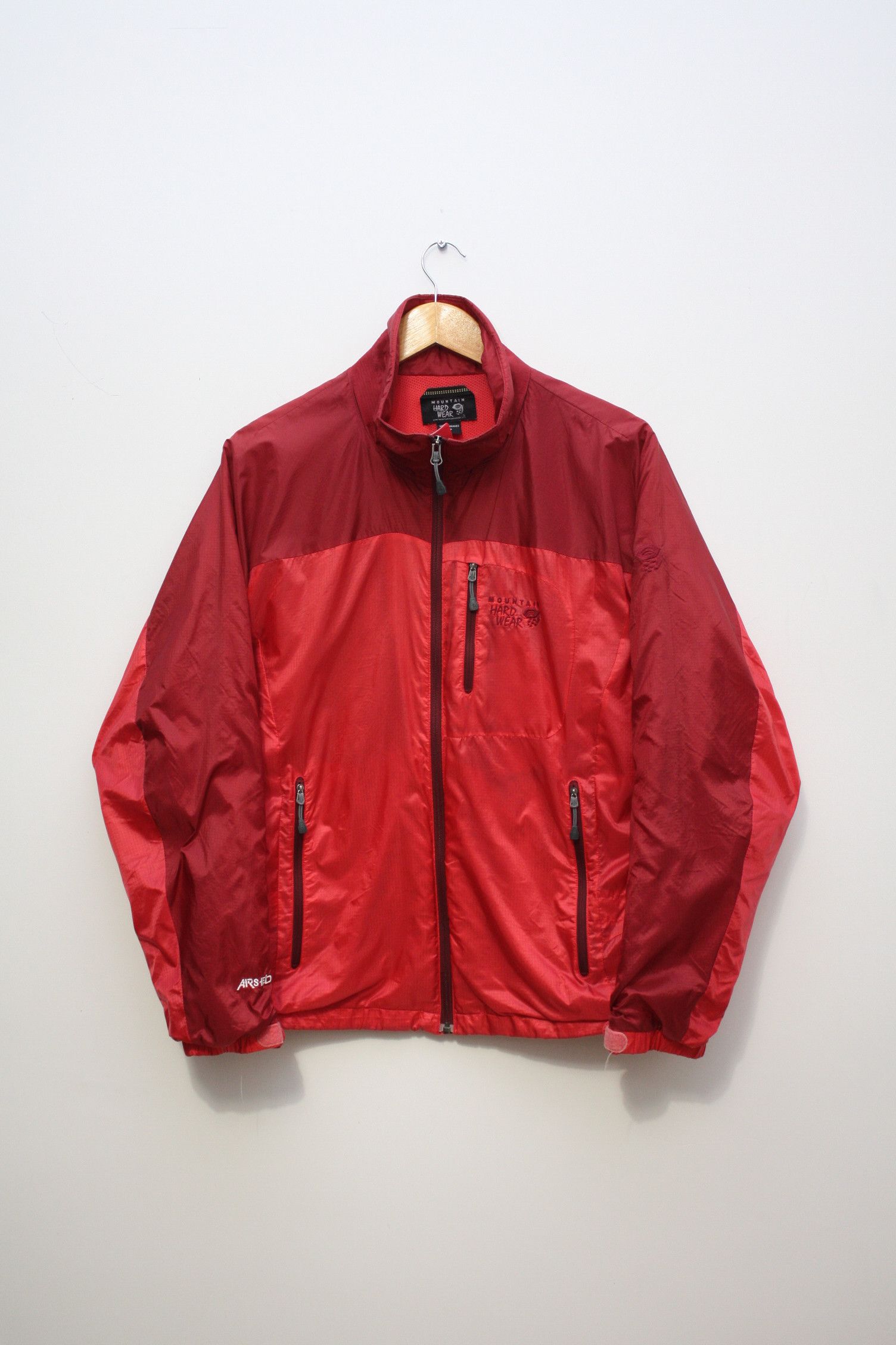 Mountain Hardwear Red Lightweight Windbreaker Jacket Men's L
