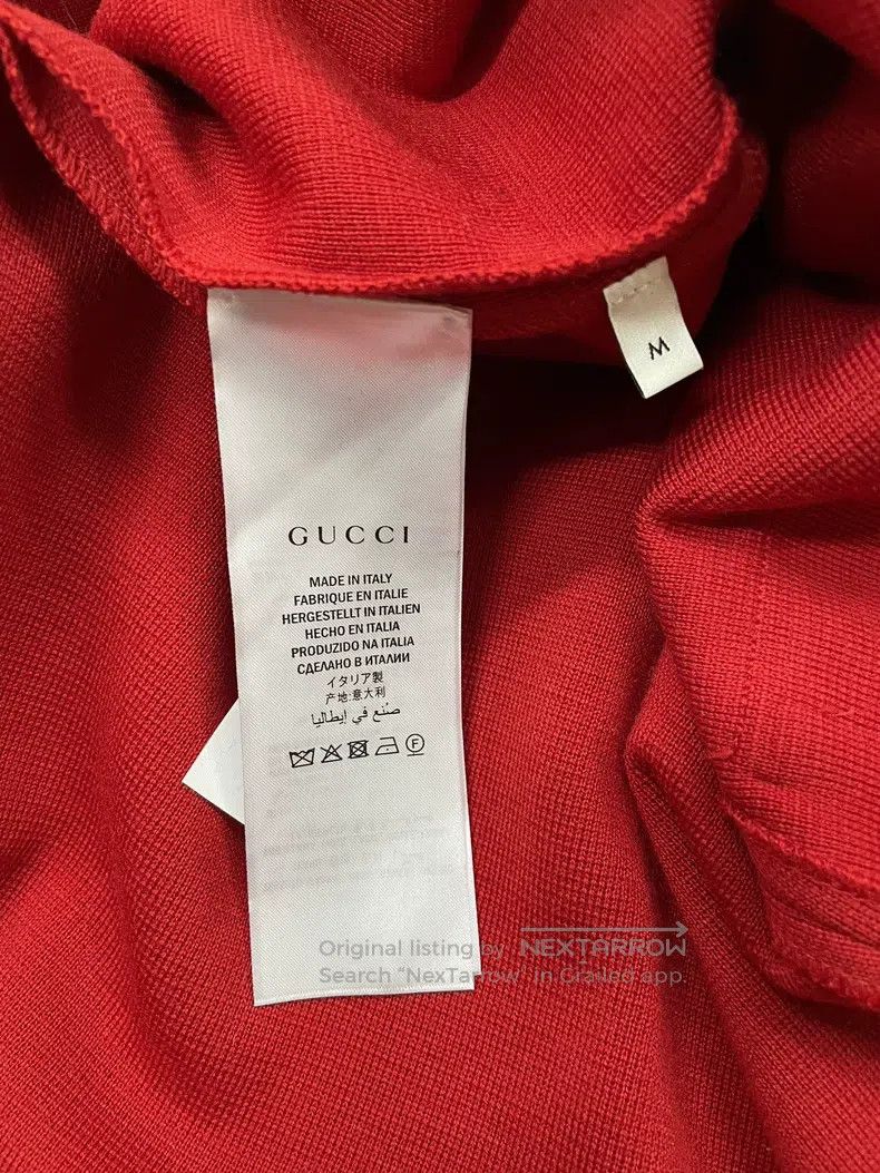 Gucci Gucci Red woollen knitted coat Size M / US 6-8 / IT 42-44 - 5 Thumbnail