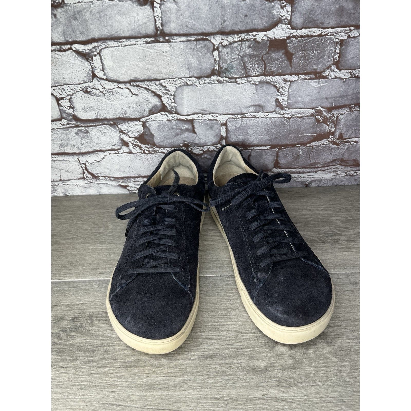 Birkenstock Birkenstock Bend Low Blue Suede Casual Sneakers Canvas Lace Size US 10 / EU 43 - 13 Thumbnail