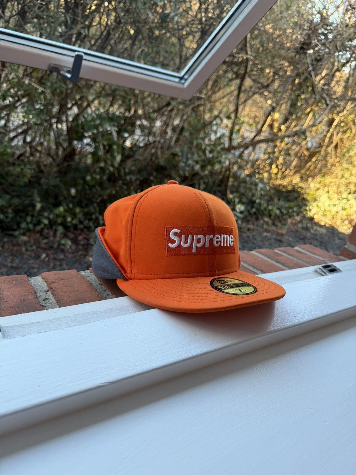 New Era × Supreme Supreme Orange Cap FW (20) Size ONE SIZE - 2 Thumbnail