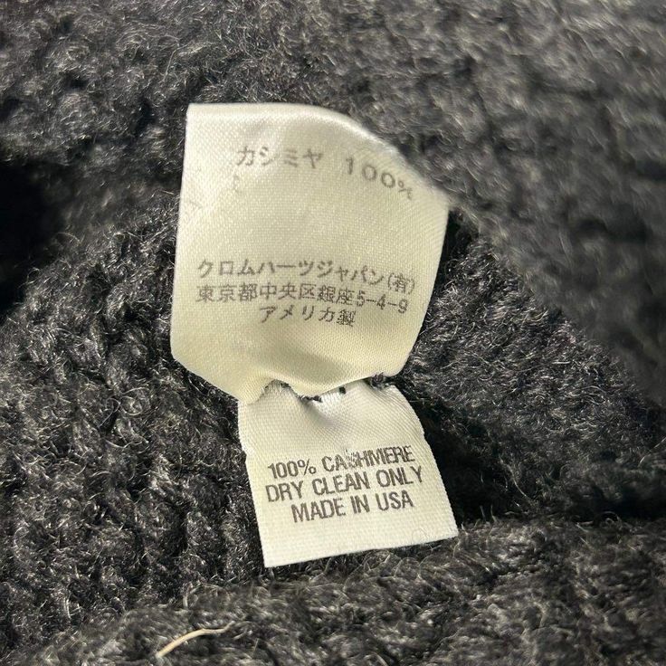 Chrome Hearts CH Cashmere Beanie Size ONE SIZE - 9 Thumbnail
