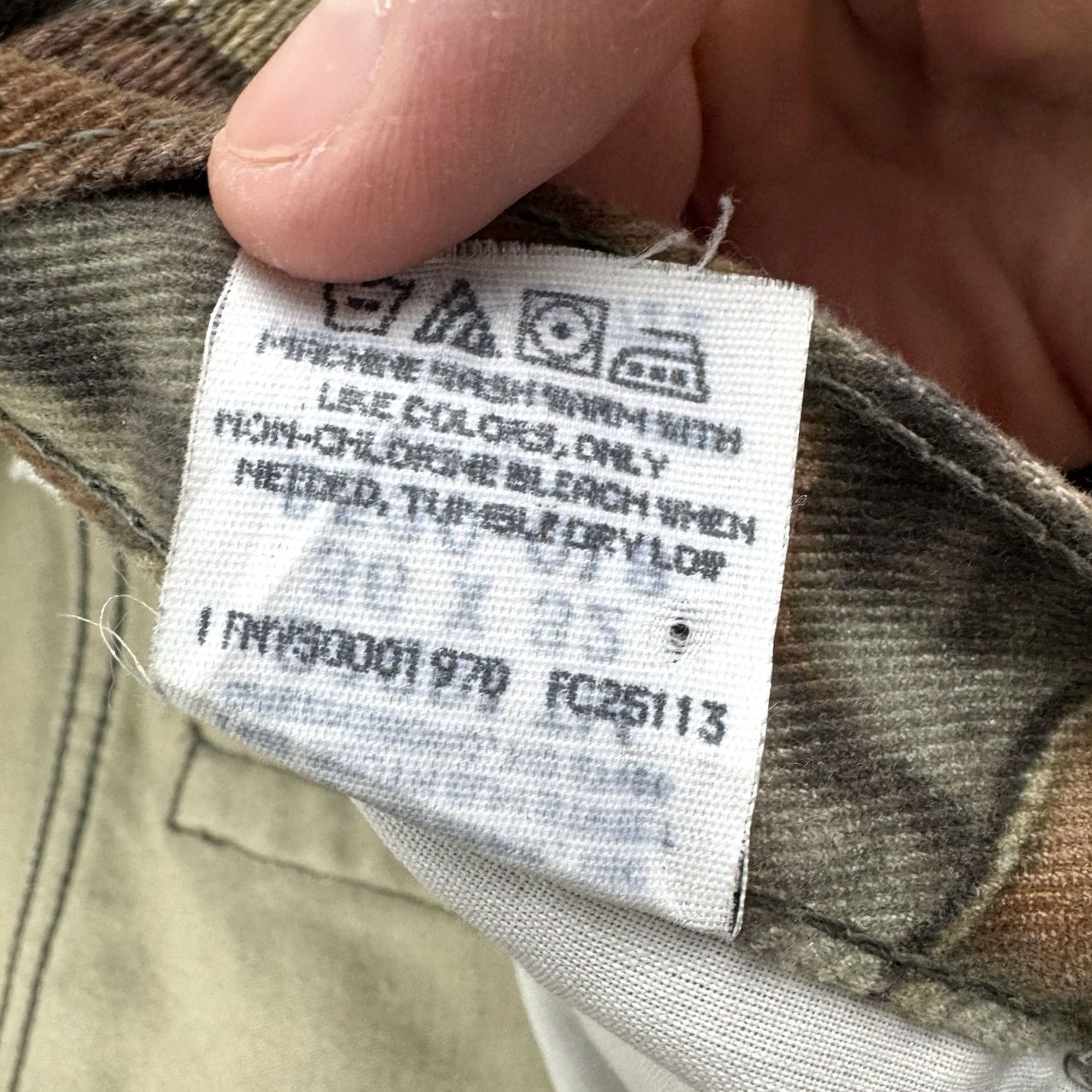 Wrangler VINTAGE Wrangler Camo Double Knee Pants Men's 36x32 USA Camouflage Chino Workwear 90s Size US 36 / EU 52 - 6 Thumbnail