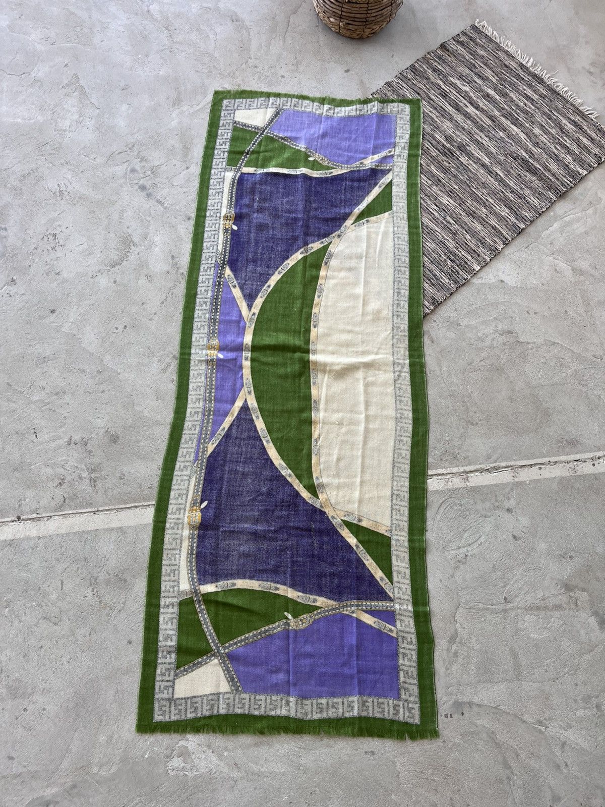 Fendi Rare 70s 80s Vintage Fendi Scarf Luxury Archive Y2K Size ONE SIZE - 16 Thumbnail