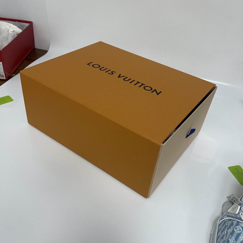 Louis Vuitton Louis Vuitton Trainer Low-Top Sneakers in Blue and White -2 Size US 6.5 / EU 39-40 - 6 Thumbnail