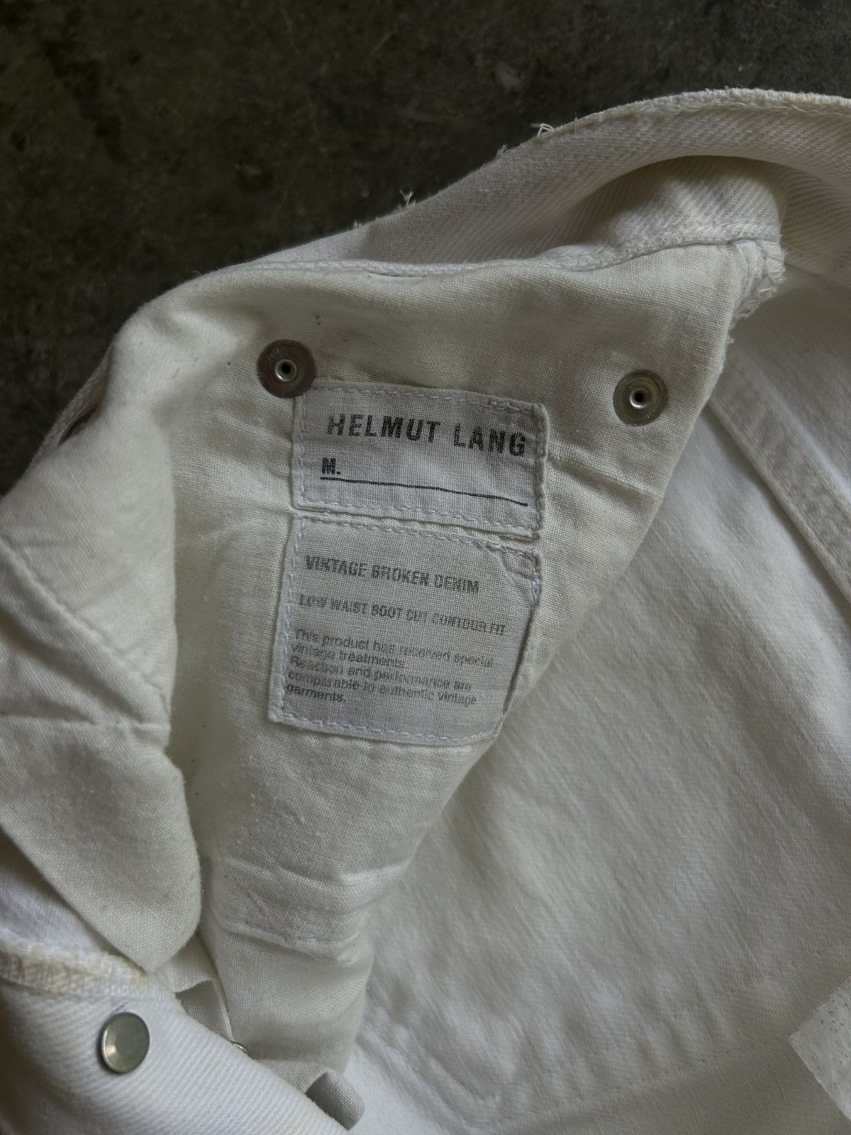 Helmut Lang SS03 Painter Denim Dirty Distressed Size US 29 - 9 Thumbnail