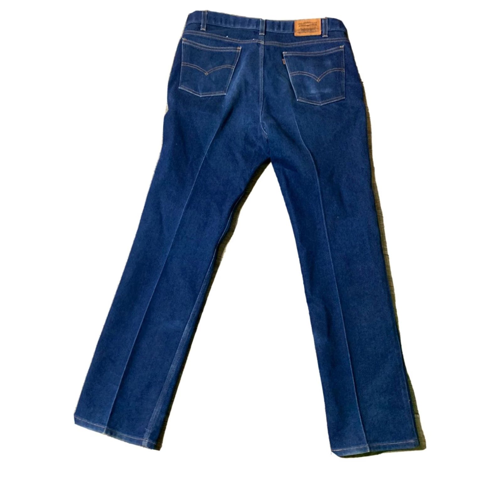 Levi's VINTAGE Levi's 977 Straight Jeans Men's Size 36 X 34 Blue 90s Size US 36 / EU 52 - 3 Thumbnail