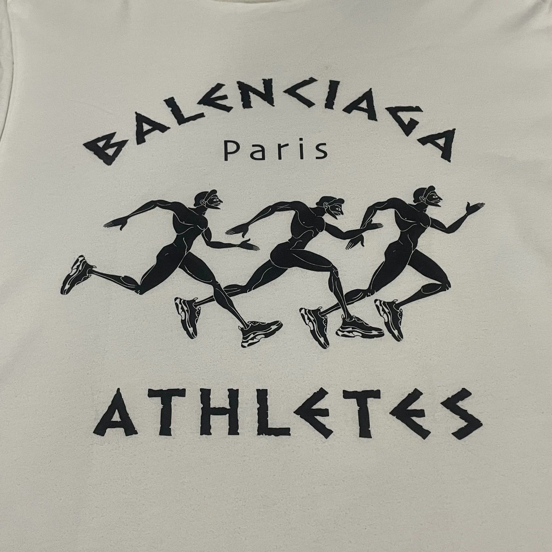 Balenciaga Balenciaga Marathon Printed Logo Long Sleeve-2505 Size US S / EU 44-46 / 1 - 3 Thumbnail