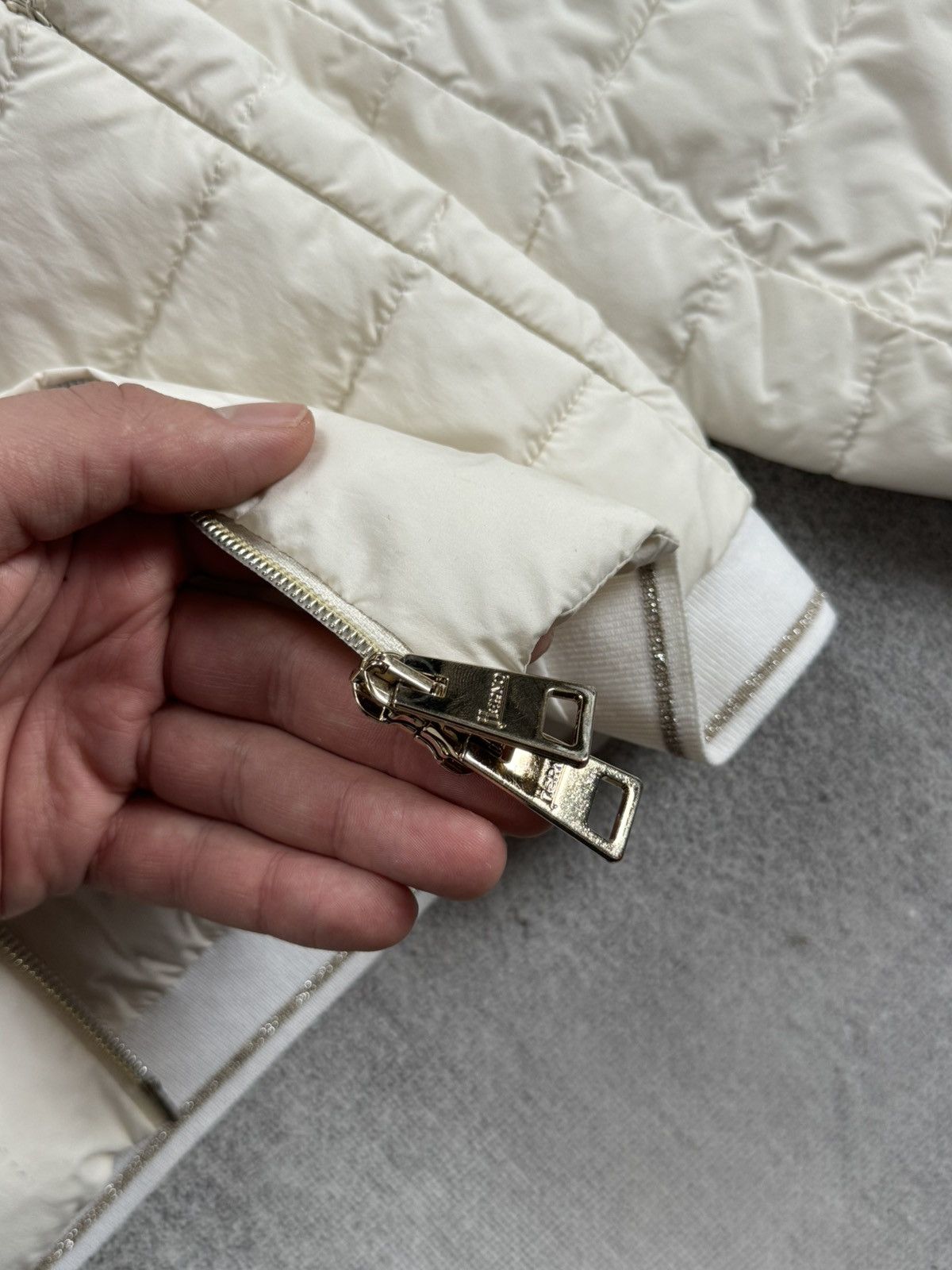 Herno HERNO Taupe Quilted Techno Down Jacket Filled Puffer Coat 42 Size M / US 6-8 / IT 42-44 - 8 Thumbnail