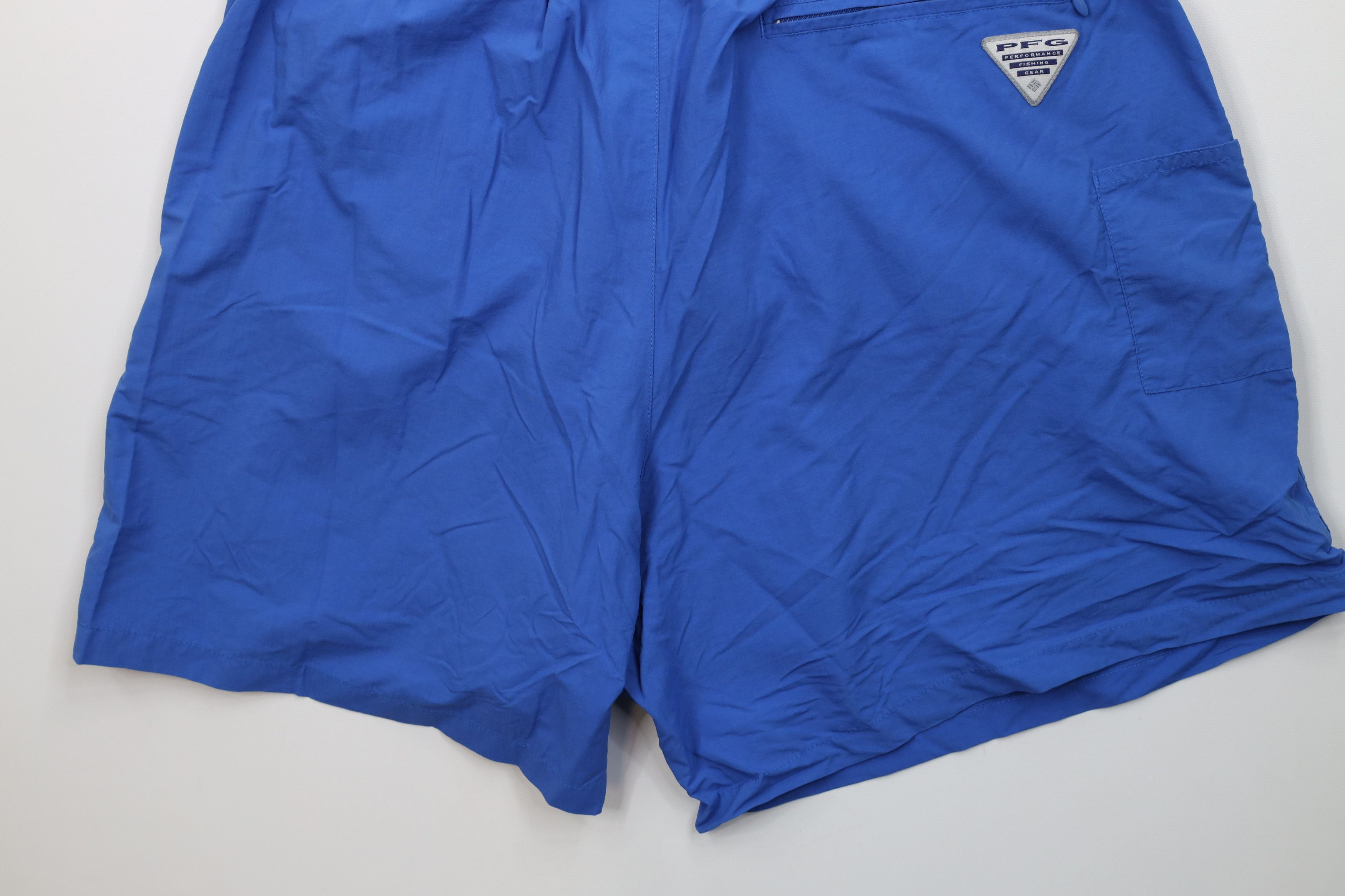 Columbia Vintage Y2K Columbia PFG Lined Above Knee Shorts Blue Nylon Size US 36 / EU 52 - 11 Thumbnail