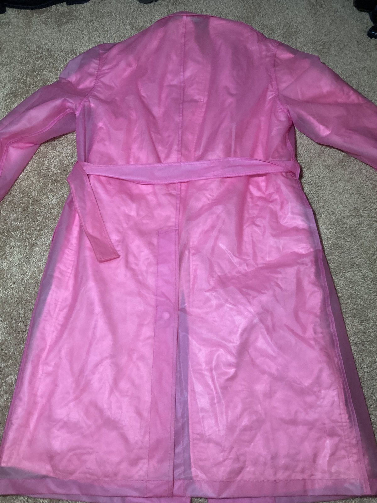 Martine Rose FW18 Martine Rose Pink Trench Raincoat Padded 2018 Utopia Size US M / EU 48-50 / 2 - 9 Thumbnail