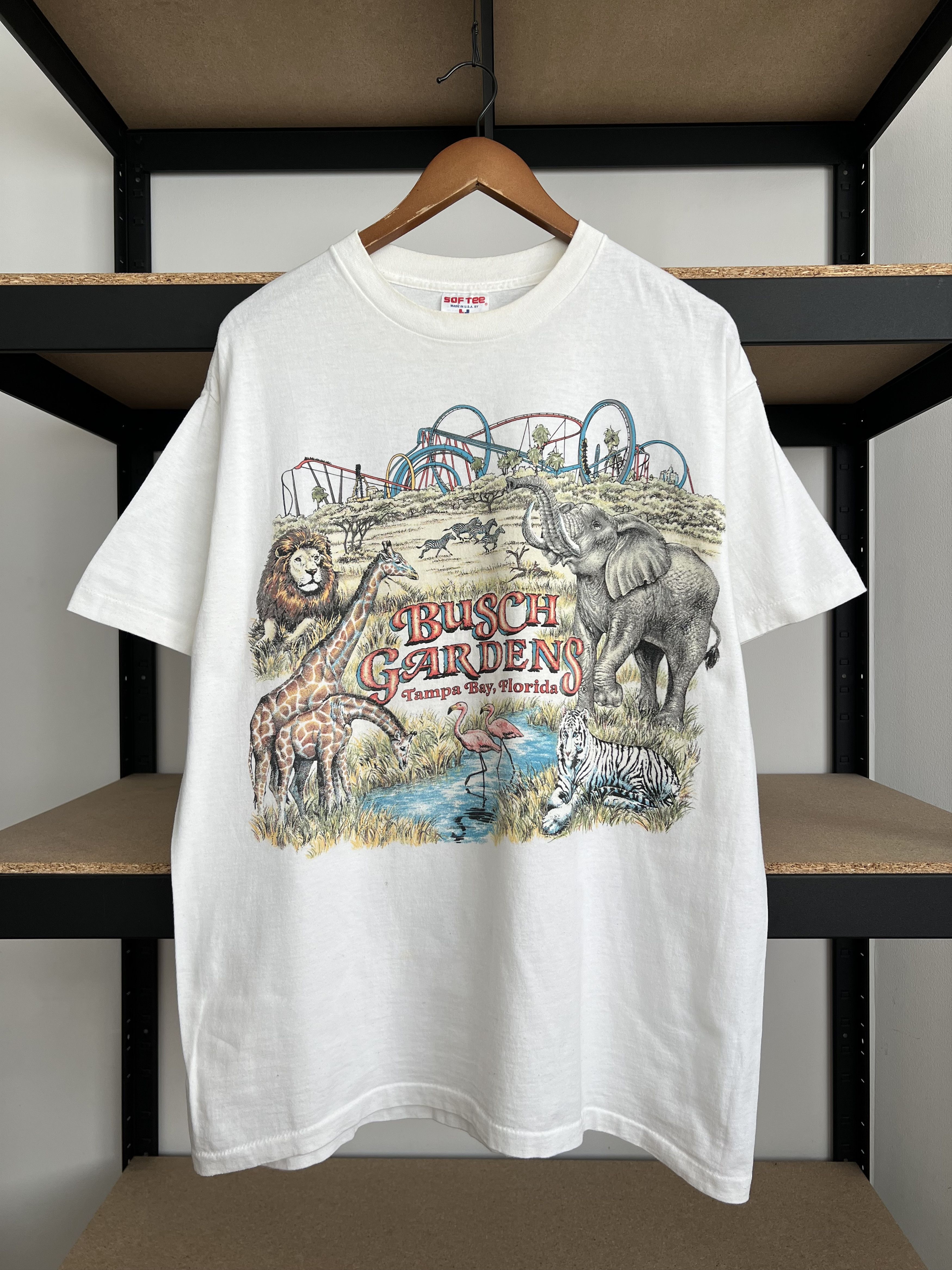 Vintage Vintage 90s Busch Gardens Tampa Bay Florida Animal Nature Size US XL / EU 56 / 4 - 1 Thumbnail