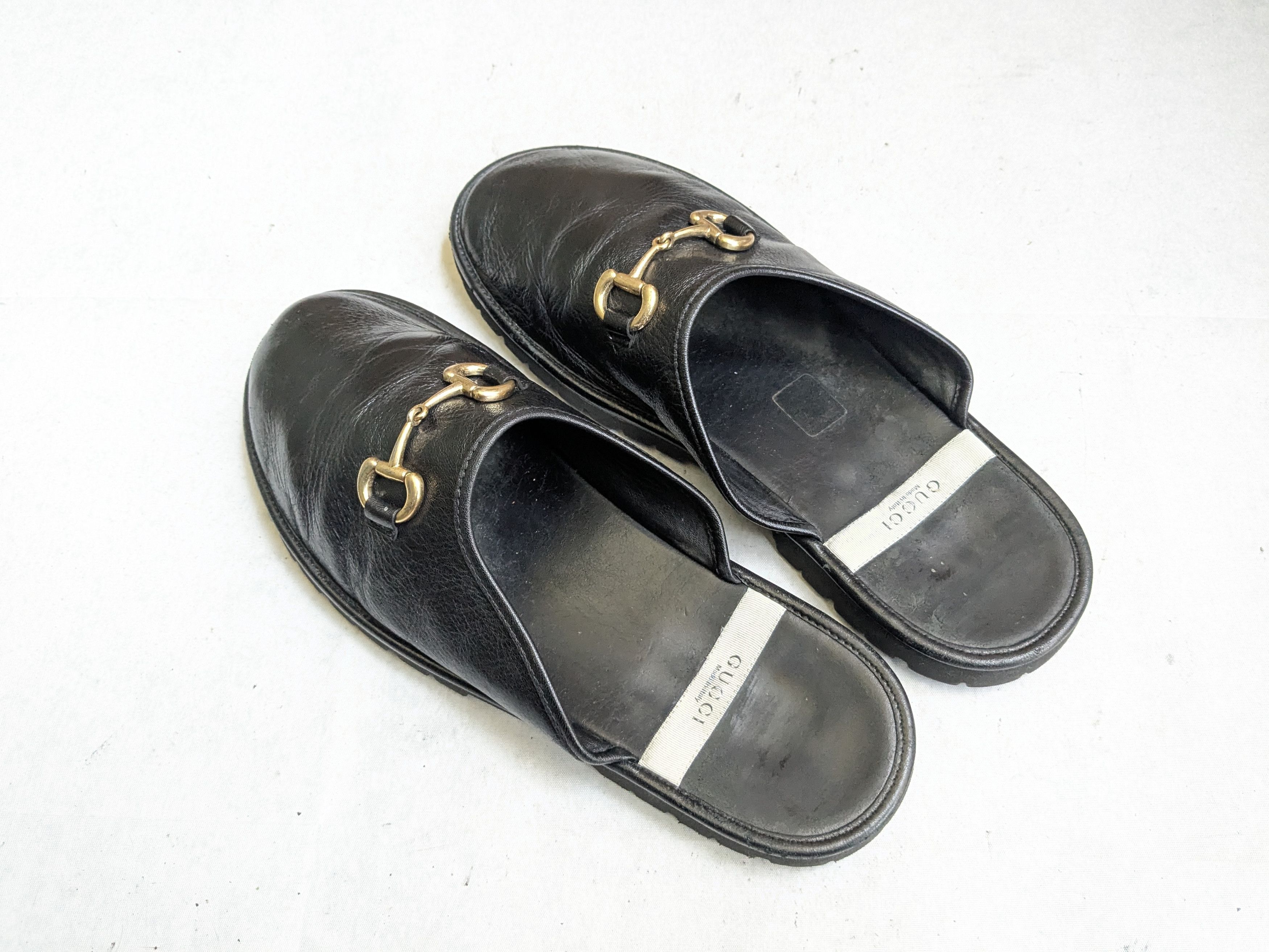 Gucci Gucci Horsebit Loafers Black 12 Leather Slip Ons Size US 12 / EU 45 - 9 Thumbnail