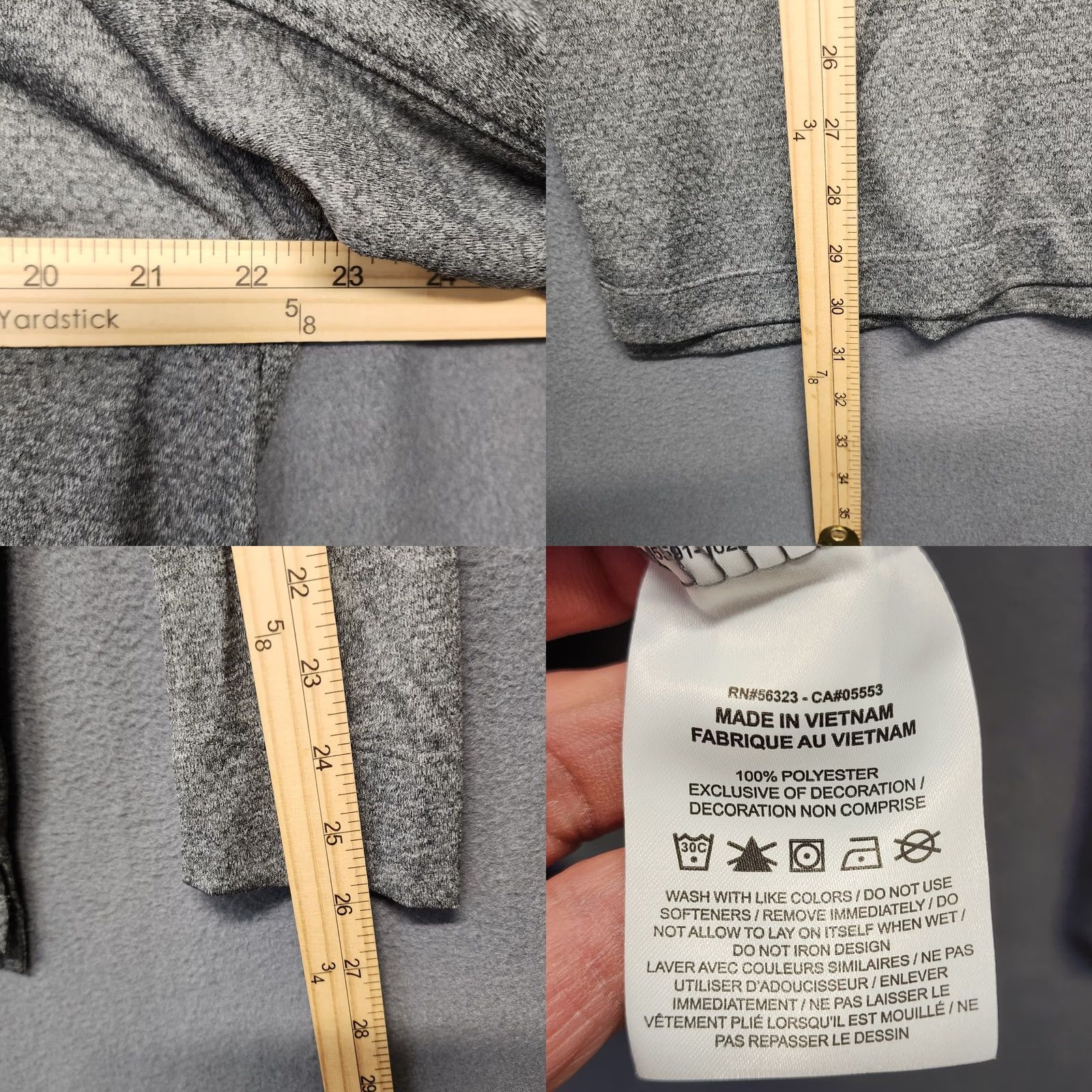 Nike Nike Dri-Fit 1/4 Zip Pullover Shirt Mens Large Grey Jeff's Motorcars ASC Warranty New Size US L / EU 52-54 / 3 - 8 Thumbnail