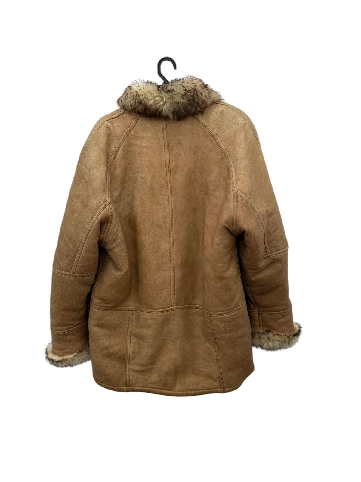 Genuine Leather × Waste(twice) TWICE SHEEPSKIN COAT DOUBLE POCKET FUR JACKET Size US L / EU 52-54 / 3 - 4 Thumbnail