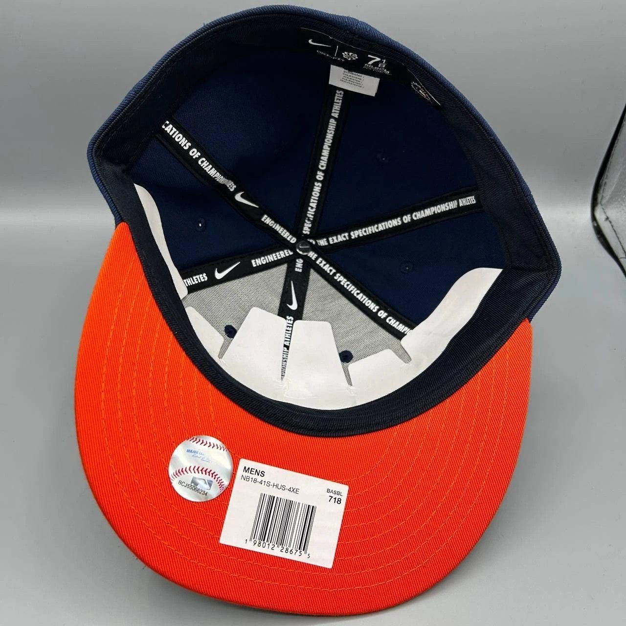 Nike Houston Astros x Nike Pro Hat Men 7 1/8 Dri-Fit Fitted Cap Size ONE SIZE - 2 Thumbnail